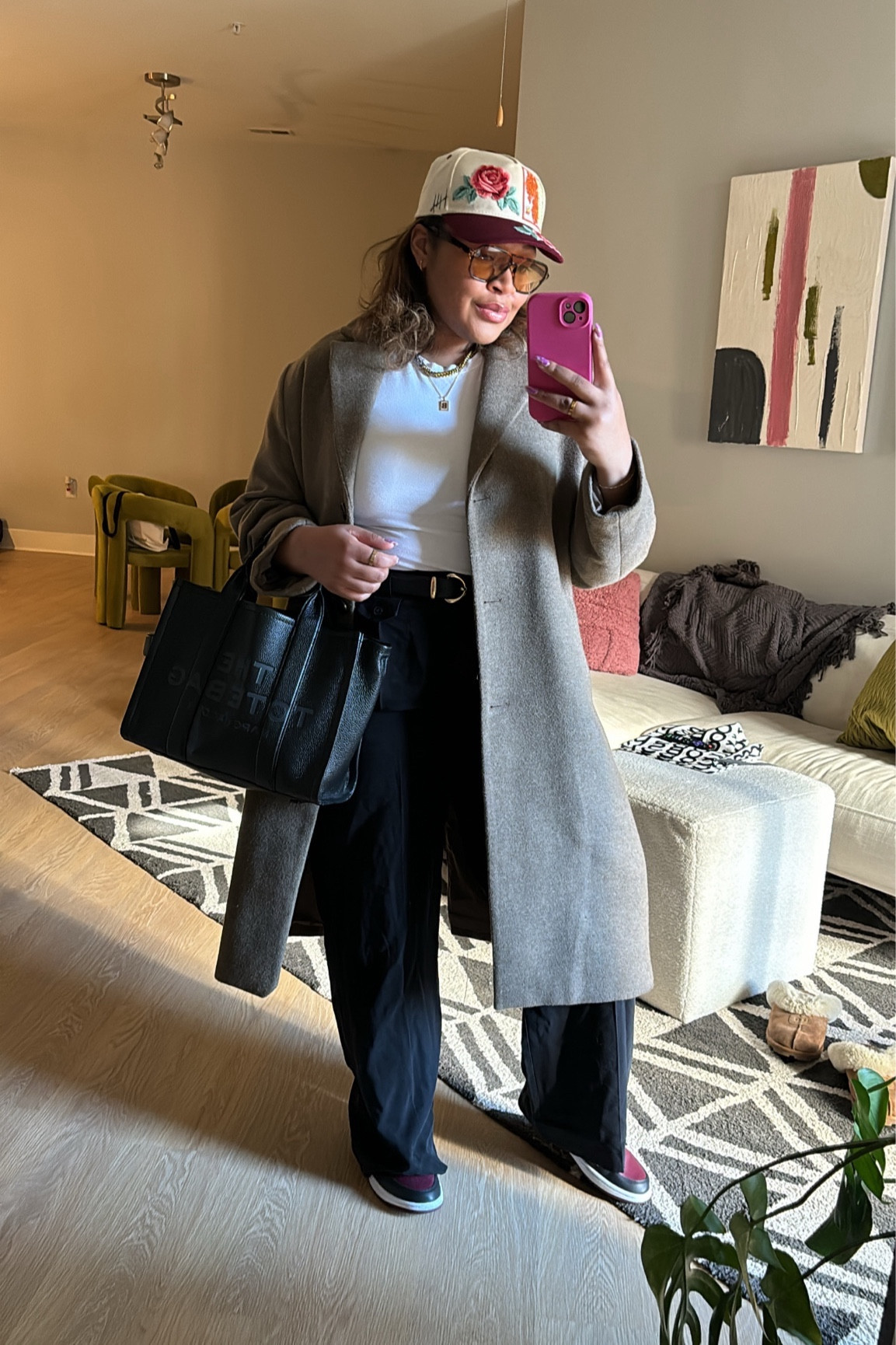 Wanted to wear sweatpants today but opted to throw on some trousers with this new trucker hat that I got. Super comfortable yet looks like I put time into putting this together. 

#LTKmidsize #LTKfindsunder100 #LTKstyletip