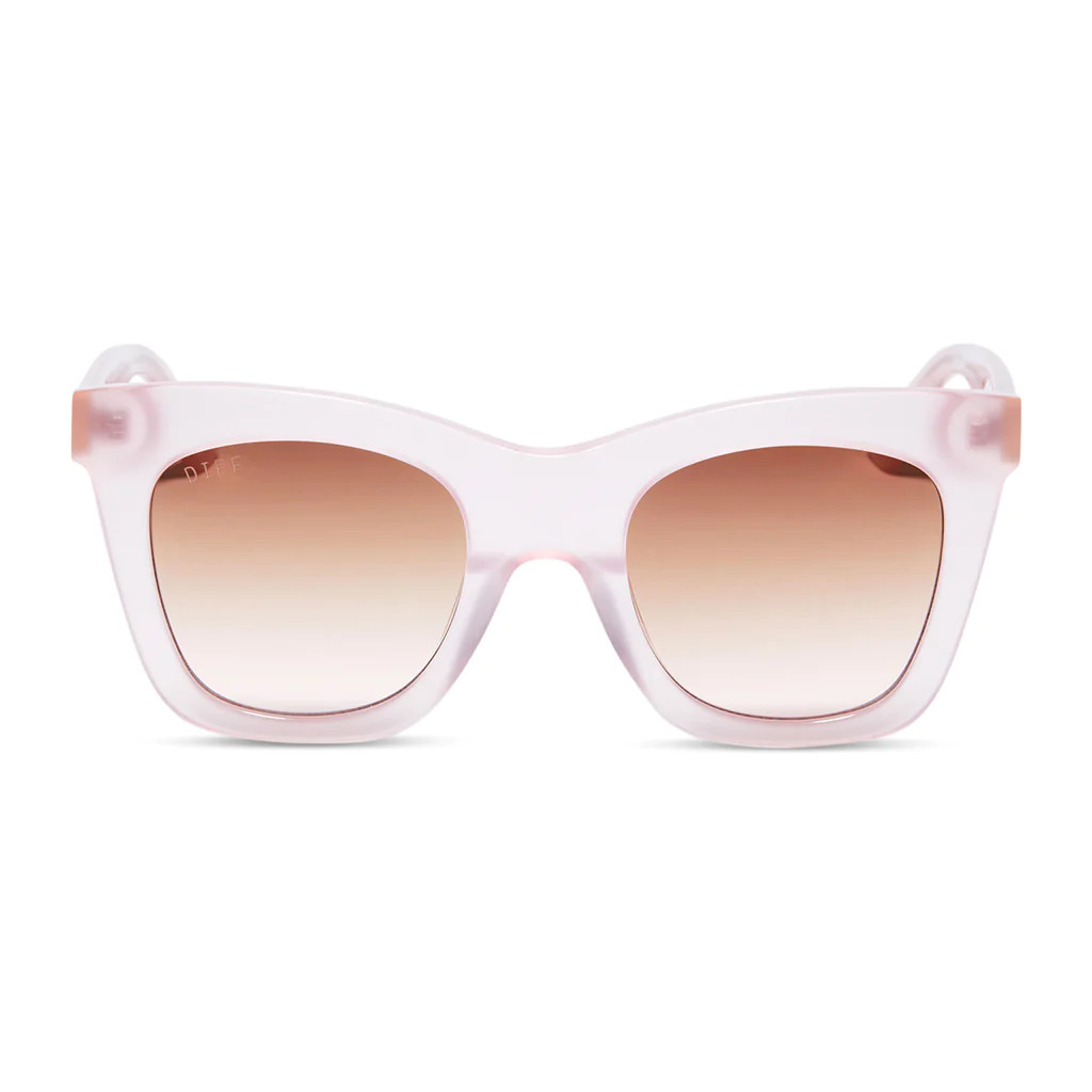 KAIA - ROSE TEA PINK + TAUPE ROSE GRADIENT SUNGLASSES | DIFF Eyewear