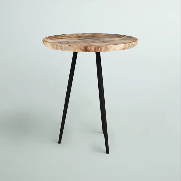 Castiglia 23'' Tall Solid Wood 3 Legs End Table | Wayfair North America