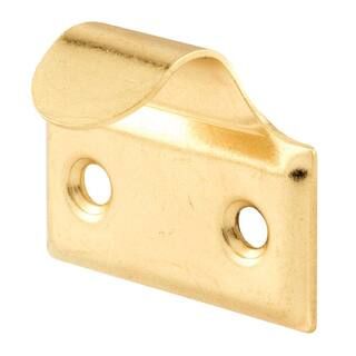 Sash Lift, 1 in. Hole Centers, Steel, Brass Finish | The Home Depot