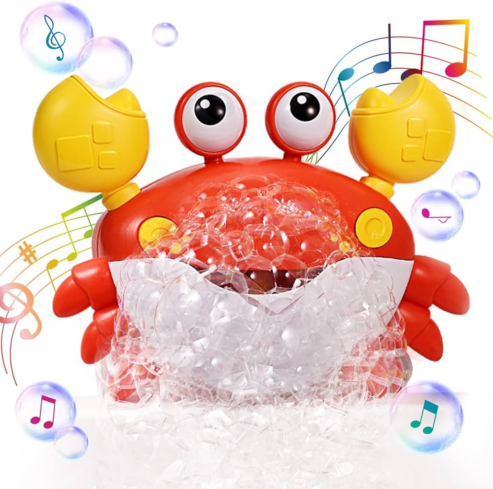 Deejoy Crab Bubble Bath Maker for The Bathtub,Blows Bubbles and Plays 12 Children’s Songs,Sing-... | Amazon (US)