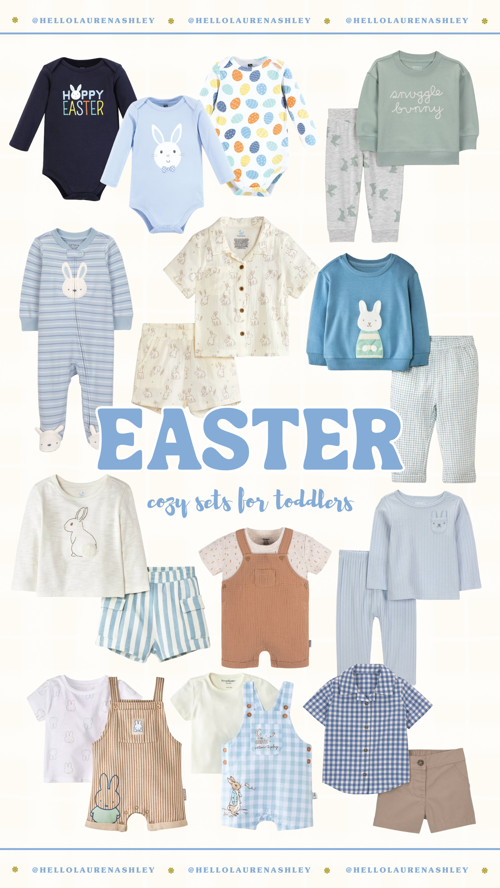 Cozy Easter outfits for toddlers 🐰 Soft matching sets, bunny prints & comfy pieces perfect for Easter morning and all-day wear.

toddler style, easter outfits, baby boy style, mom life, LTK kids 

 #LTKootd #LTKSeasonal #LTKKids