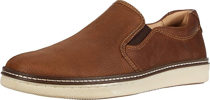 Johnston & Murphy Men's McGuffey Skull Embossed Slip-On Shoe | Amazon (US)