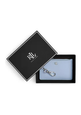 Lauren Ralph Lauren Leather Zip Card Case | Belk