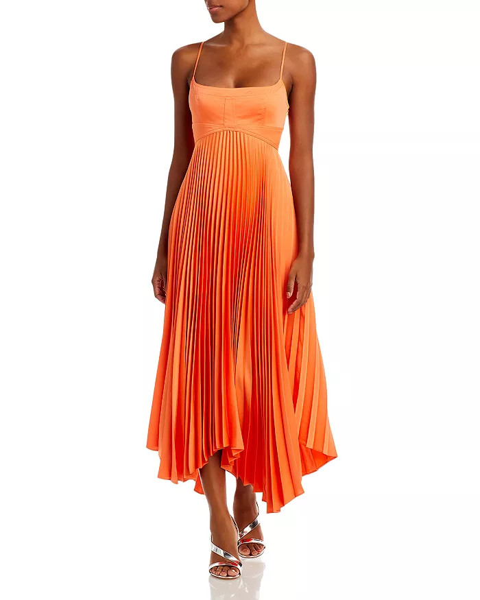 Hollie Pleated Midi Dress | Bloomingdale's (US)