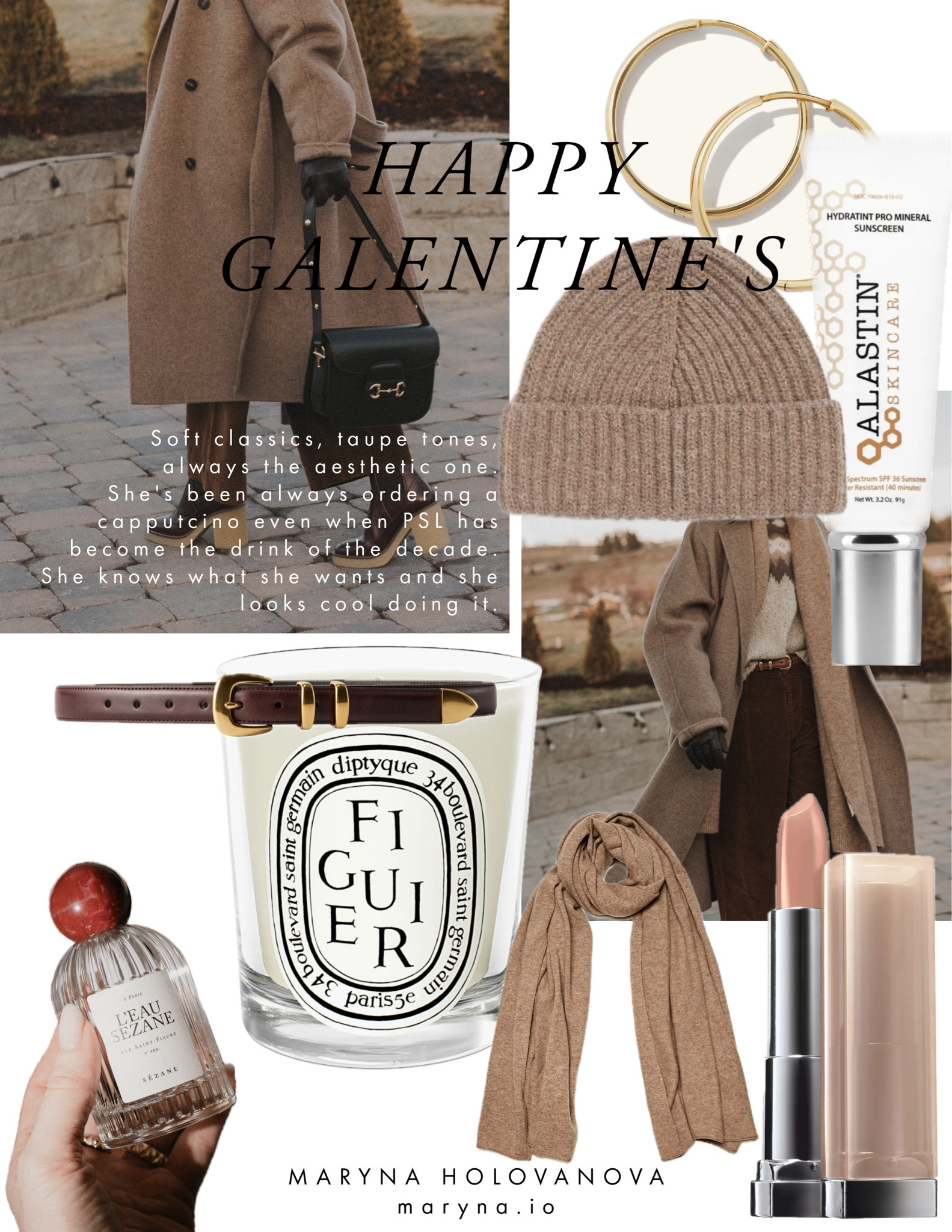 Galentine’s Gift guide: Soft classics, taupe tones, always the aesthetic one.She's been always ordering a capputcino even when PSL has become the drink of the decade. She knows what she wants and she looks cool doing it. 

#LTKSeasonal #LTKGiftGuide #LTKfindsunder50