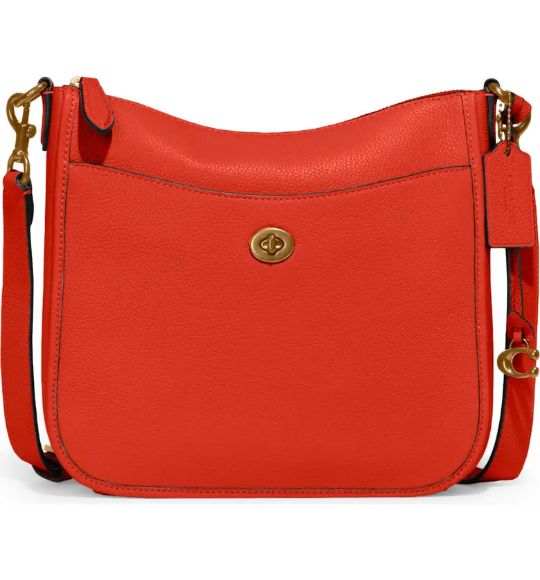 Chaise Pebble Leather Crossbody Bag | Nordstrom