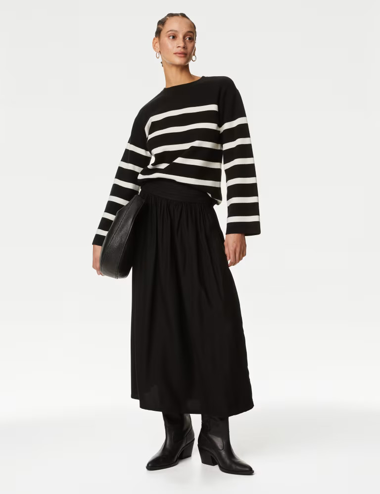 Midi A-Line Skirt | Marks & Spencer (UK)