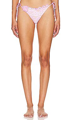 PQ Rosette Lace Tie Teeny Bottom in Amalfi from Revolve.com | Revolve Clothing (Global)
