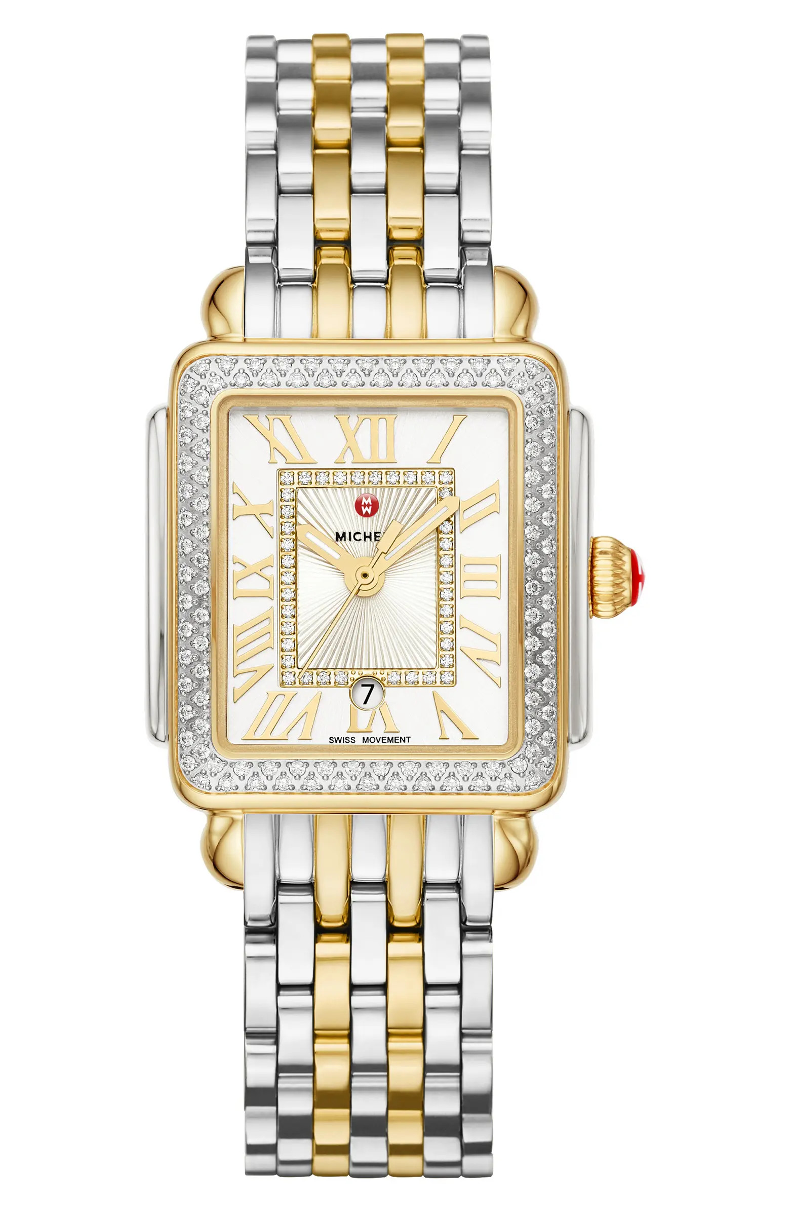 Deco Madison Mid Diamond Bracelet Watch, 29mm x 31mm | Nordstrom