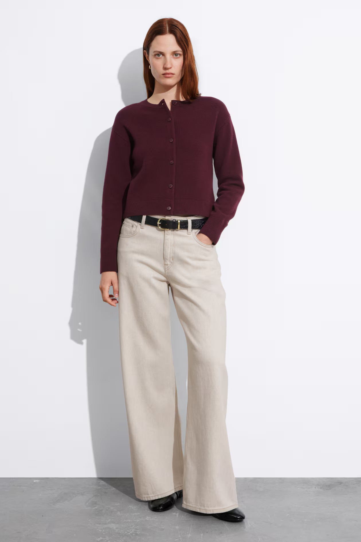 Boxy Merino Wool Cardigan | H&M (UK, MY, IN, SG, PH, TW, HK)