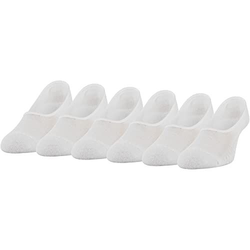 Peds Womens Zoned Cushion Mid Cut No Show Socks, 6-Pairs | Amazon (US)