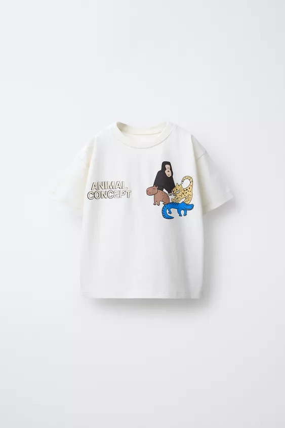 ANIMAL PRINT T-SHIRT | Zara US