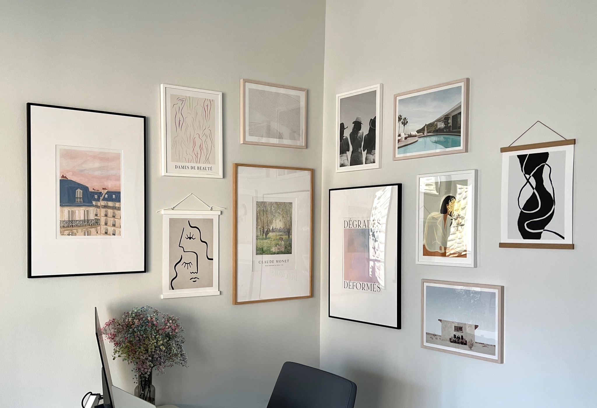 My Desenio gallery wall ☺️💕