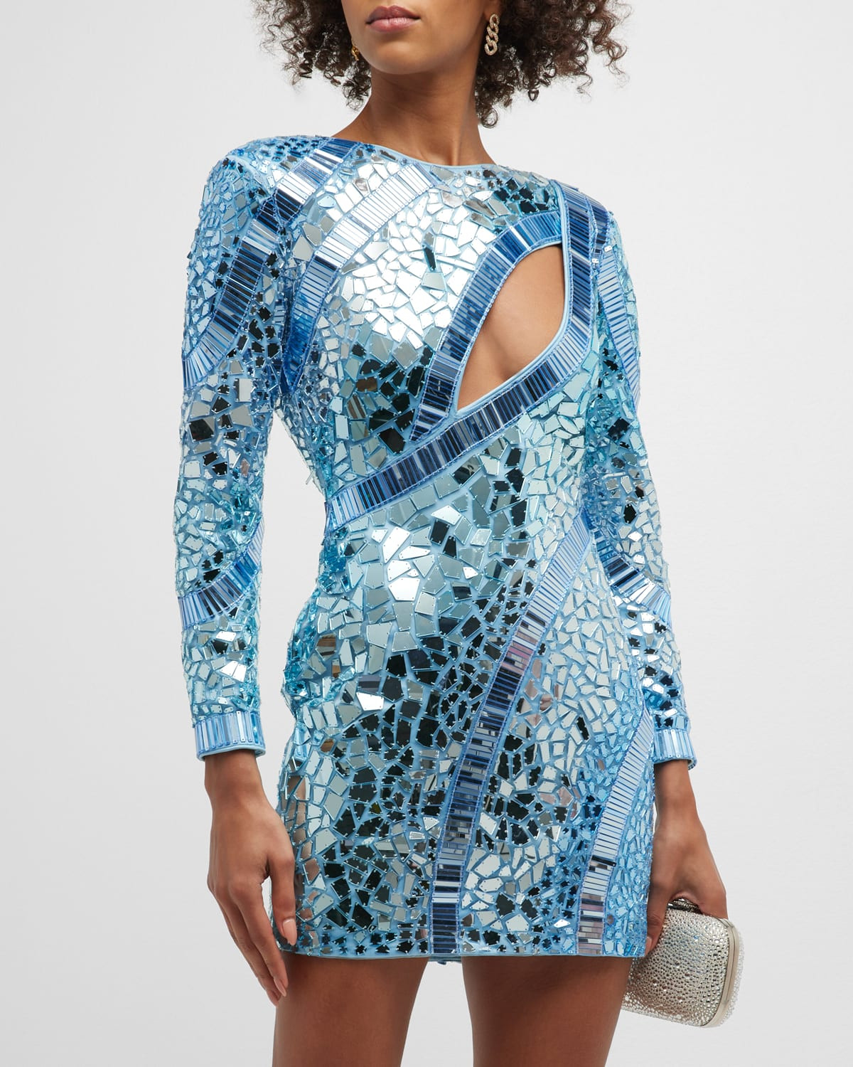 Kia Mirrored Mini Dress | Neiman Marcus