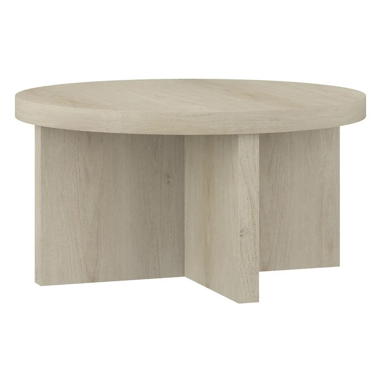 Henn&Hart 33" Alder White MDF Coffee Table | Walmart (US)