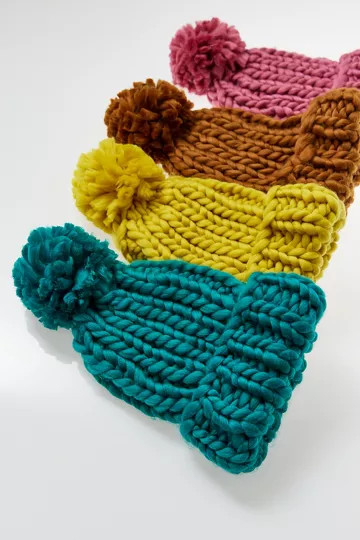 Chunky Pom Beanie | Urban Outfitters (US and RoW)