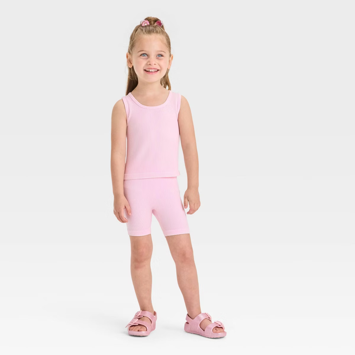 Grayson Mini Toddler Girls' Seamless Set - Pink | Target