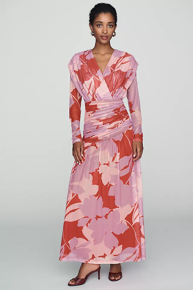 Tyra Long-Sleeve Midi Dress | Anthropologie (US)