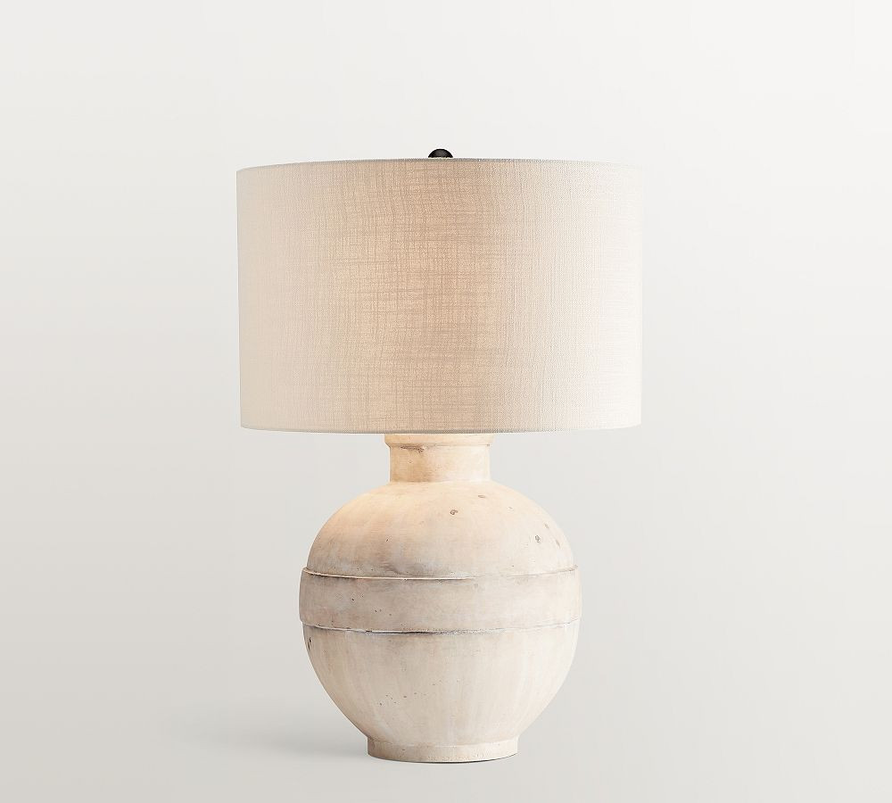 Faris Ceramic Table Lamp (16"-23") | Pottery Barn (US)