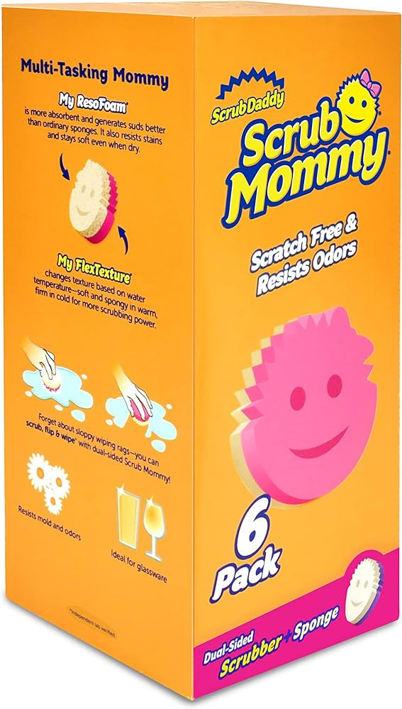 Scrub Daddy Scrub Mommy Variety Pack - Scratch-Free Multipurpose Dish Sponge - BPA Free & Made wi... | Amazon (US)