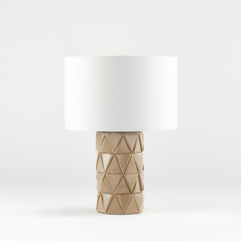 Esme Table Lamp with White Drum Shade + Reviews | Crate and Barrel | Crate & Barrel