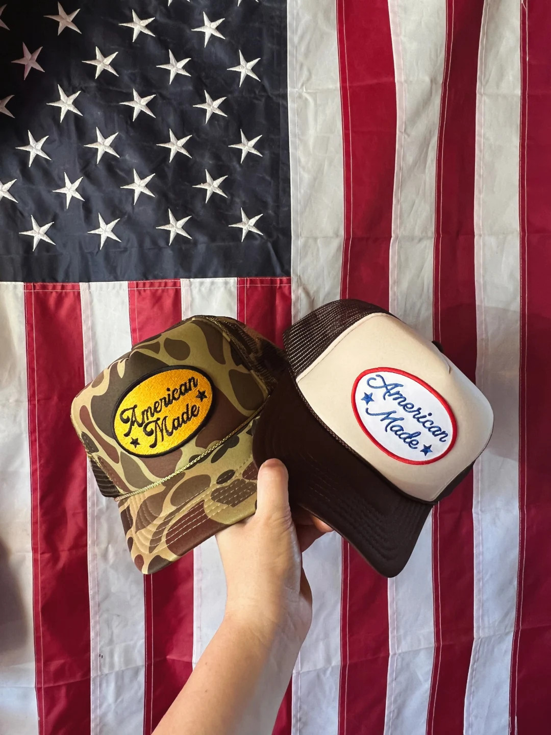 American Made Patch Trucker Hat - Etsy | Etsy (US)