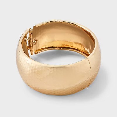 Textured Hinge Bracelet - Universal Thread™ Gold | Target