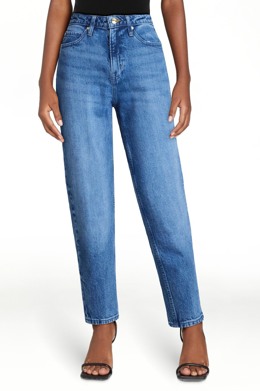 Devil Wears Prada Scoop Collection Women's and Women's Plus Crease Barrel Jeans, 26.5'' Inseam, S... | Walmart (US)