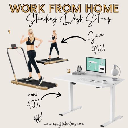 I love my standing desk setup. It has really helped me walk more, which has impacted so many areas of my health. Both are on an amazing sale right now! 

#LTKfitness #LTKsalealert #LTKSale