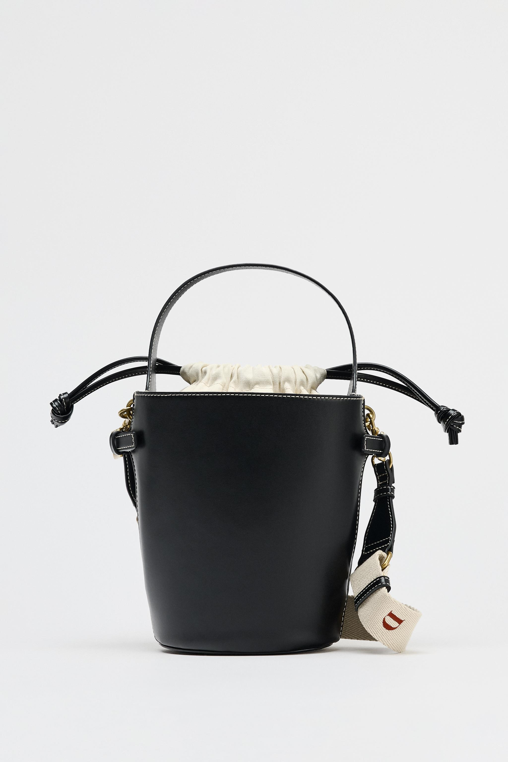 DRAWSTRING BUCKET BAG | Zara US