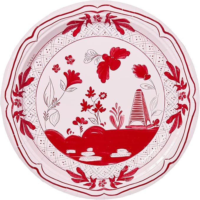 Beachside Pavilion Disposable Paper Dinner Plates, Pack of 8, 10.5 in, Great for Dinner Parties, ... | Amazon (US)
