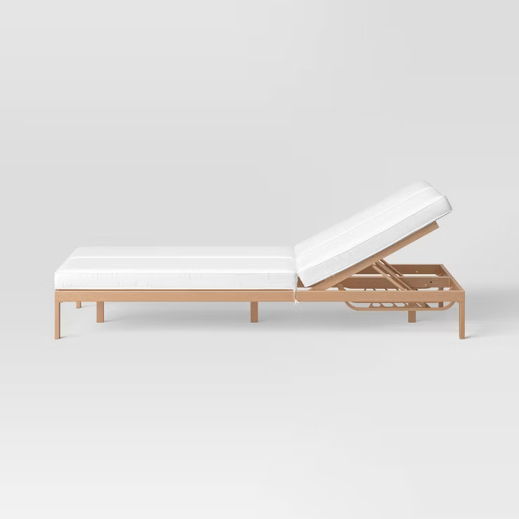 Double Wide Chaise Lounge - Light Brown - Threshold™ designed with Studio McGee | Target