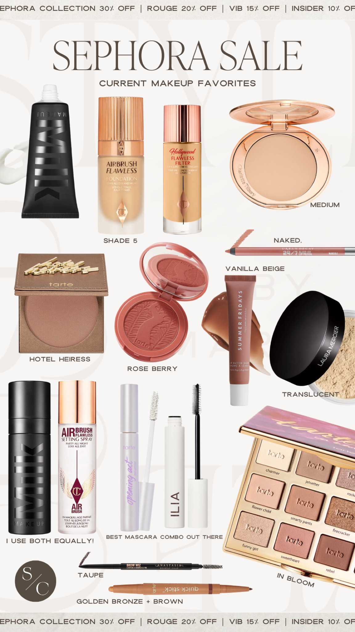 SEPHORA SALE 💄
Current Makeup Favorites

Makeup sale, stocking stuffers, gift for her, beauty sale, hair sale, skincare sale, beauty must have, Christmas gift, birthday gift


#LTKFindsUnder50 #LTKSaleAlert #LTKBeauty