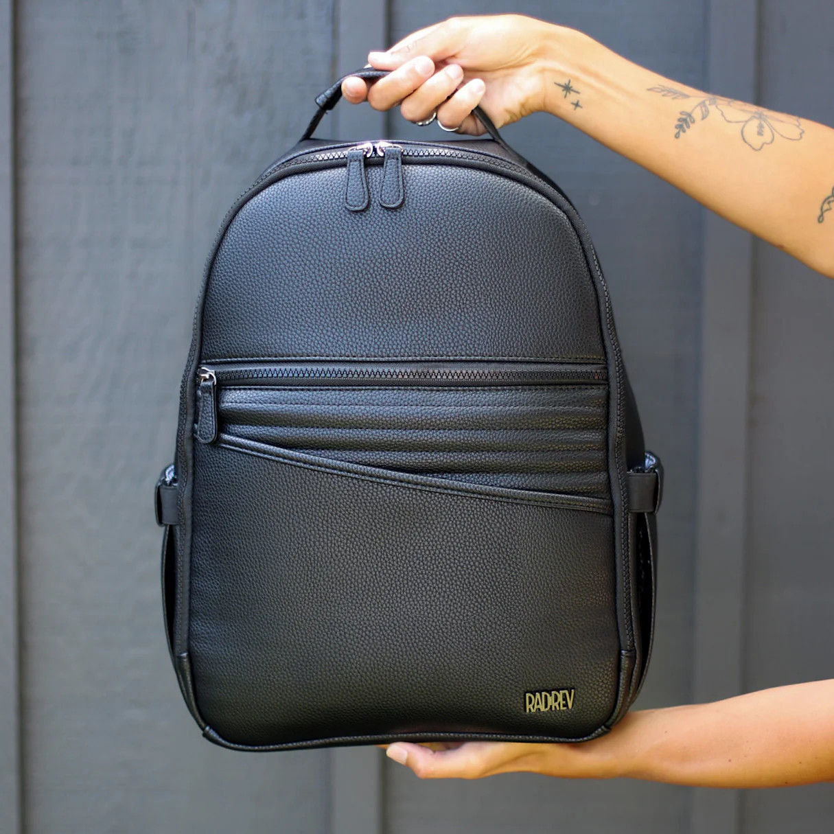 Bookbag in Pebble Black | Rad Revolution