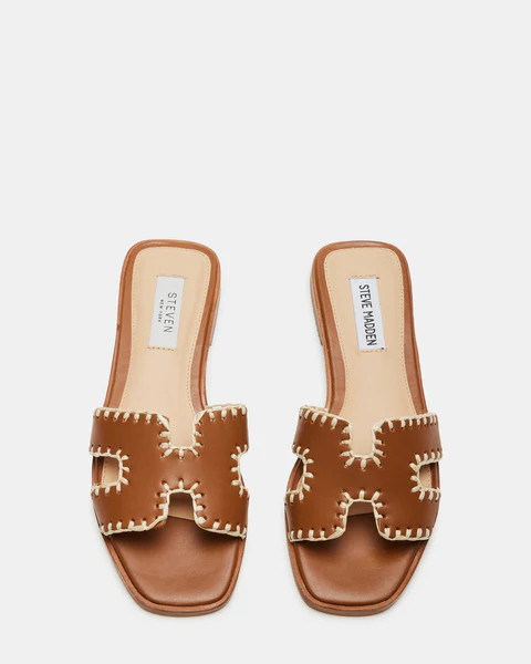 HADYN WOVEN COGNAC LEATHER | Steve Madden (US)