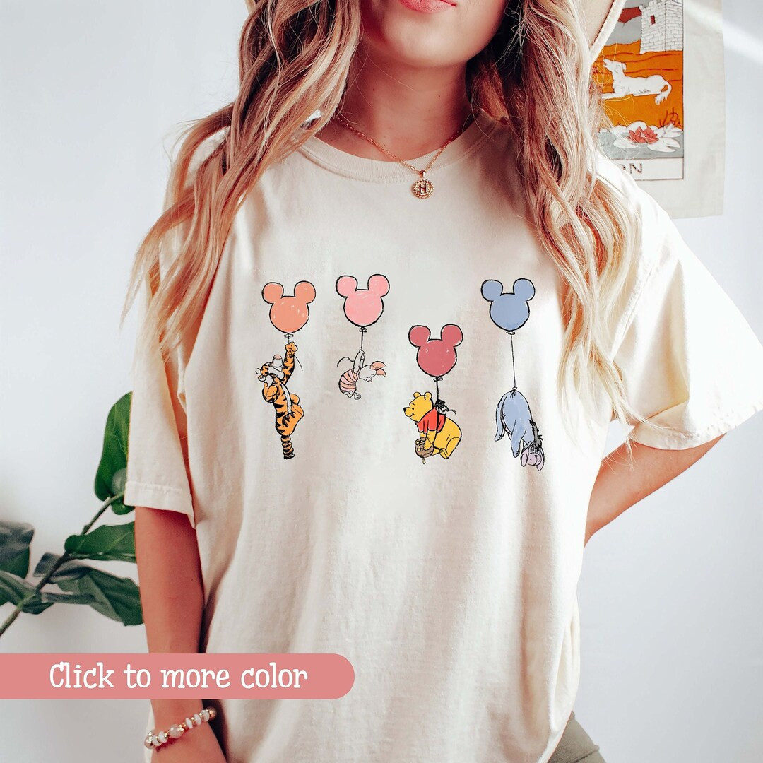 Disney Winnie the Pooh Shirt, Pooh Bear Shirt, Pooh and Friends Shirt, Disney Woman Shirt, Disney... | Etsy (US)