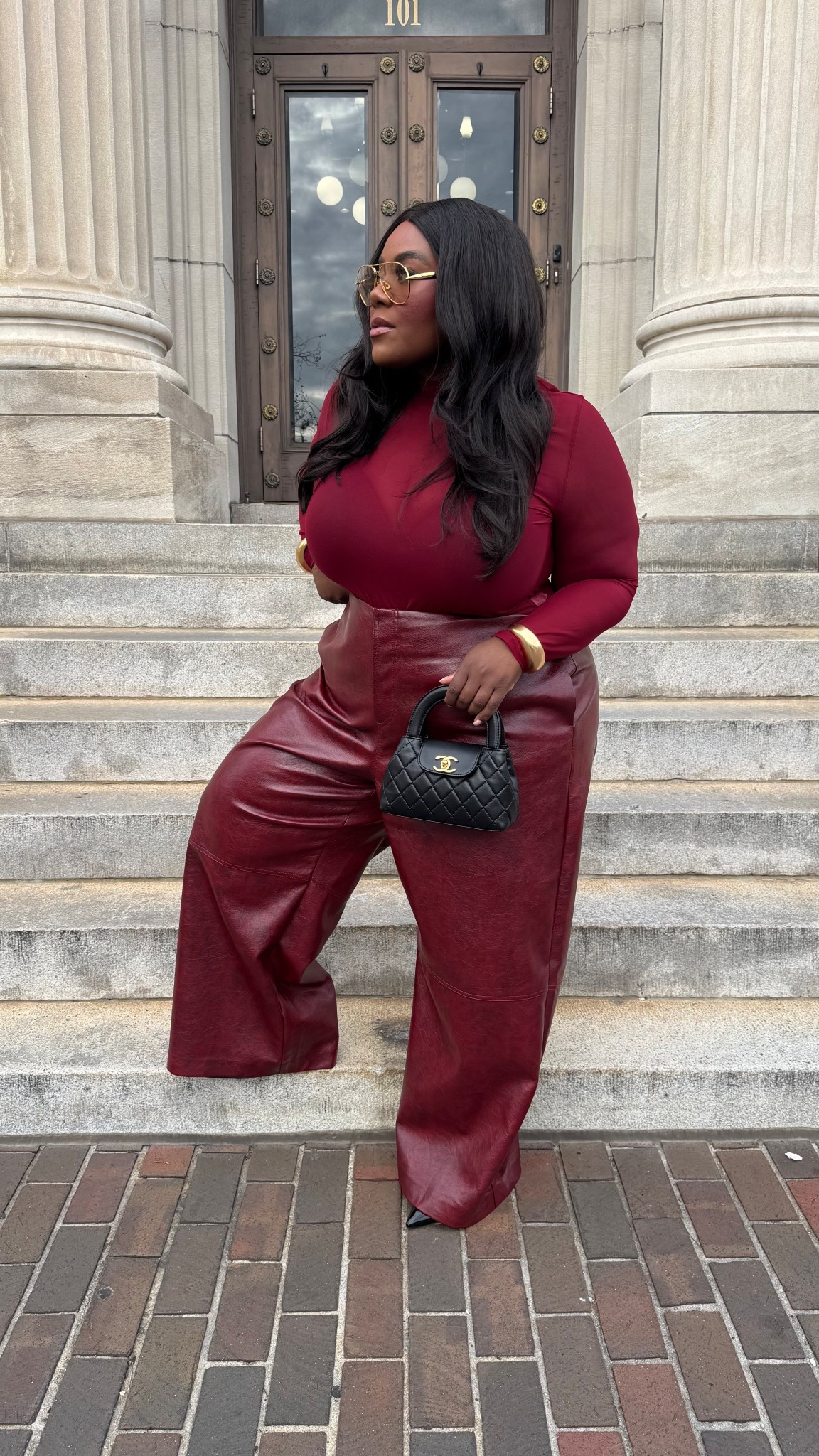 when in doubt monochrome it out - love this outfit 

top XXL
pants 20 but 18 would be better 

#LTKSaleAlert #LTKPlusSize