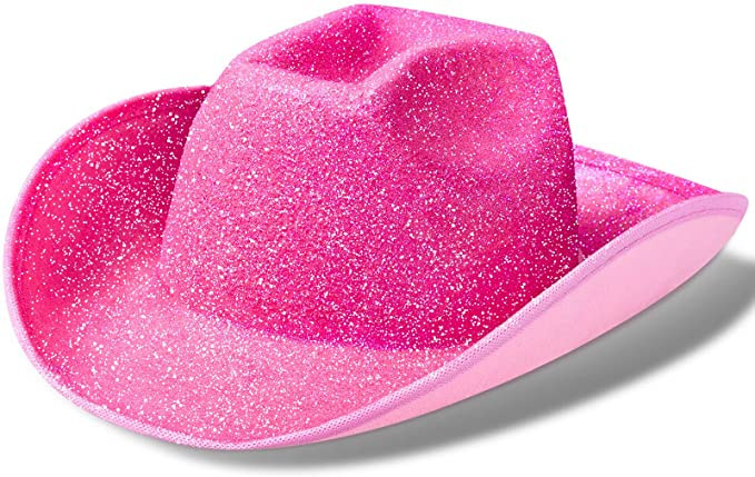 Cowboy Cowgirl Hat Glitter Western Hat Wide Brim Costume Hats Bling Sun Hat Cowboy for Women Men ... | Amazon (US)