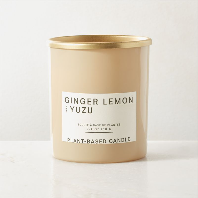 Illume Ginger Lemon Yuzu Scented Candle 7.4 OZ + Reviews | CB2 | CB2