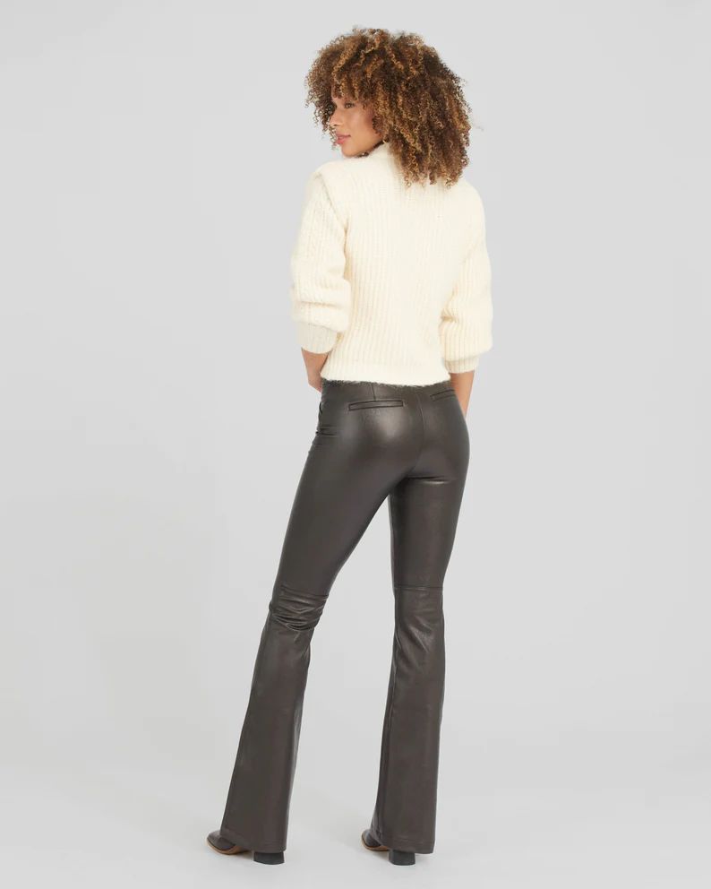 Leather-Like Flare Pant | Spanx