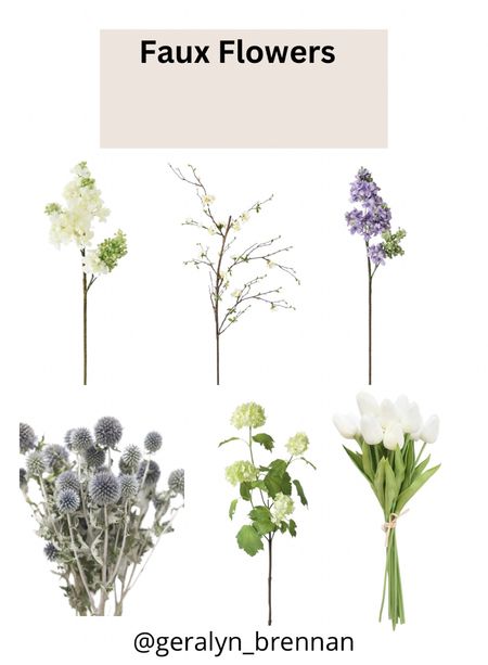 Faux flowers perfect for spring and summer 

#LTKhome #LTKSeasonal