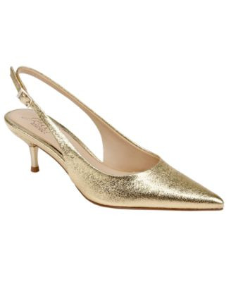 Jewel Badgley Mischka Women's Ilana Pumps - Black Satin | Macy's