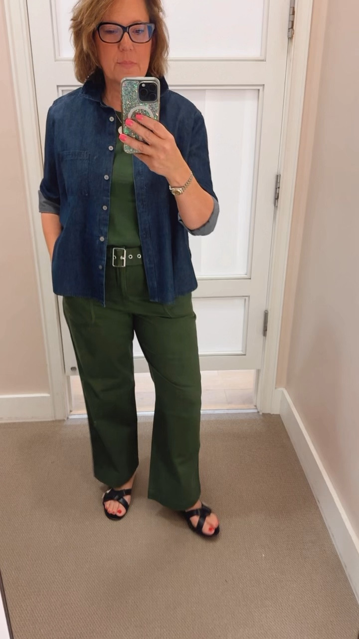 Denim shirt as a shacket is a perfect way to layer over the next few months. This deep dyed denim shirt is lightweight and perfect to add to your wardrobe. It’s also a great way to break up a monochrome look  

#LTKBacktoSchool #LTKWorkwear #LTKStyleTip