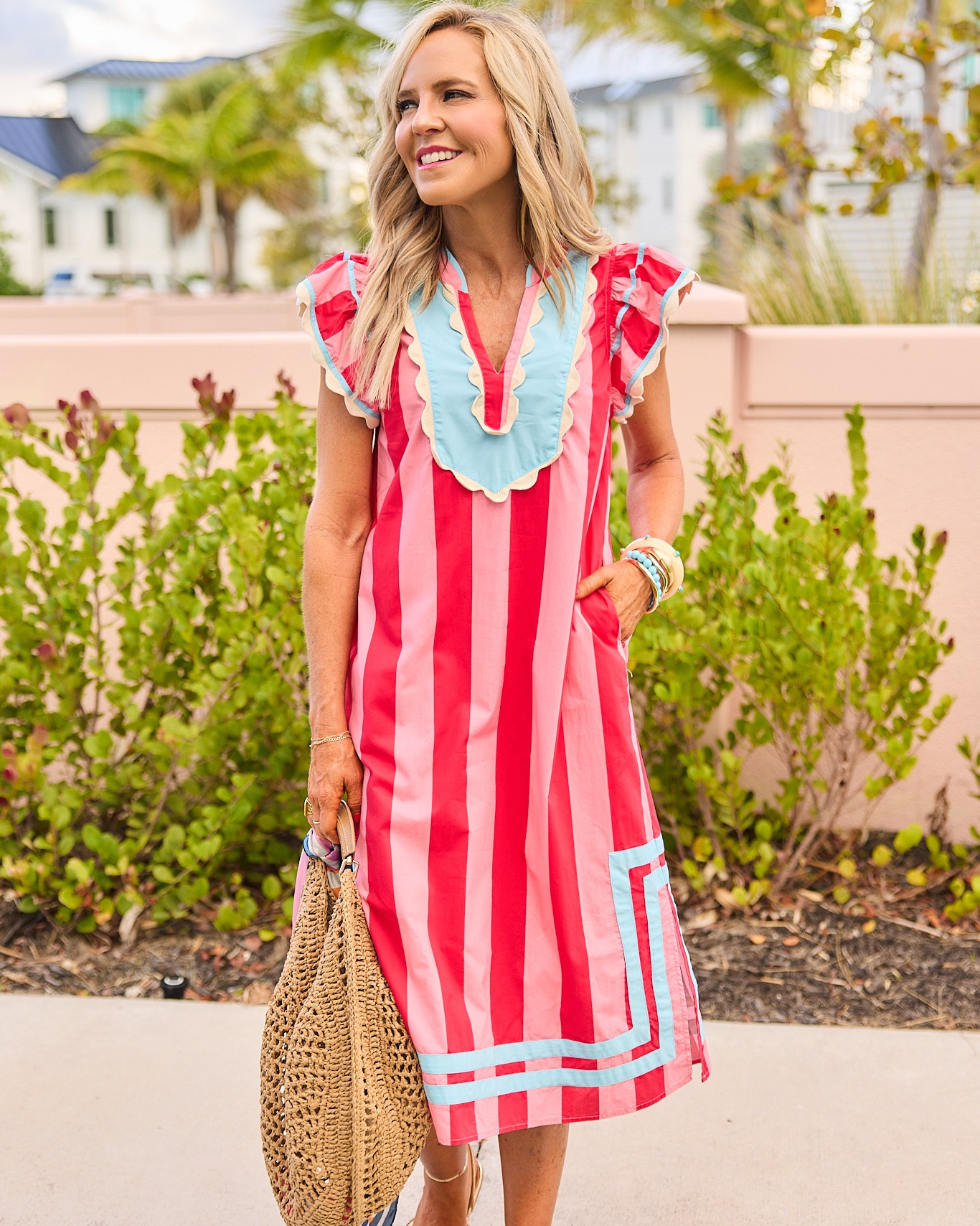trendy in THML = the cutest cabana inspired midi must • wearing XS • part of my new Summer Spritz collection at @Avara • use natasha15 for 15% off

#LTKdayinmylife #LTKSeasonal #LTKTravel
