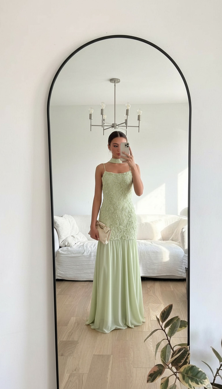 Obsessed with this sage green wedding guest dress 💚

Perfect for spring weddings, garden ceremonies, and elegant outdoor wedding guest outfits. 

 #LTKootd #LTKWedding