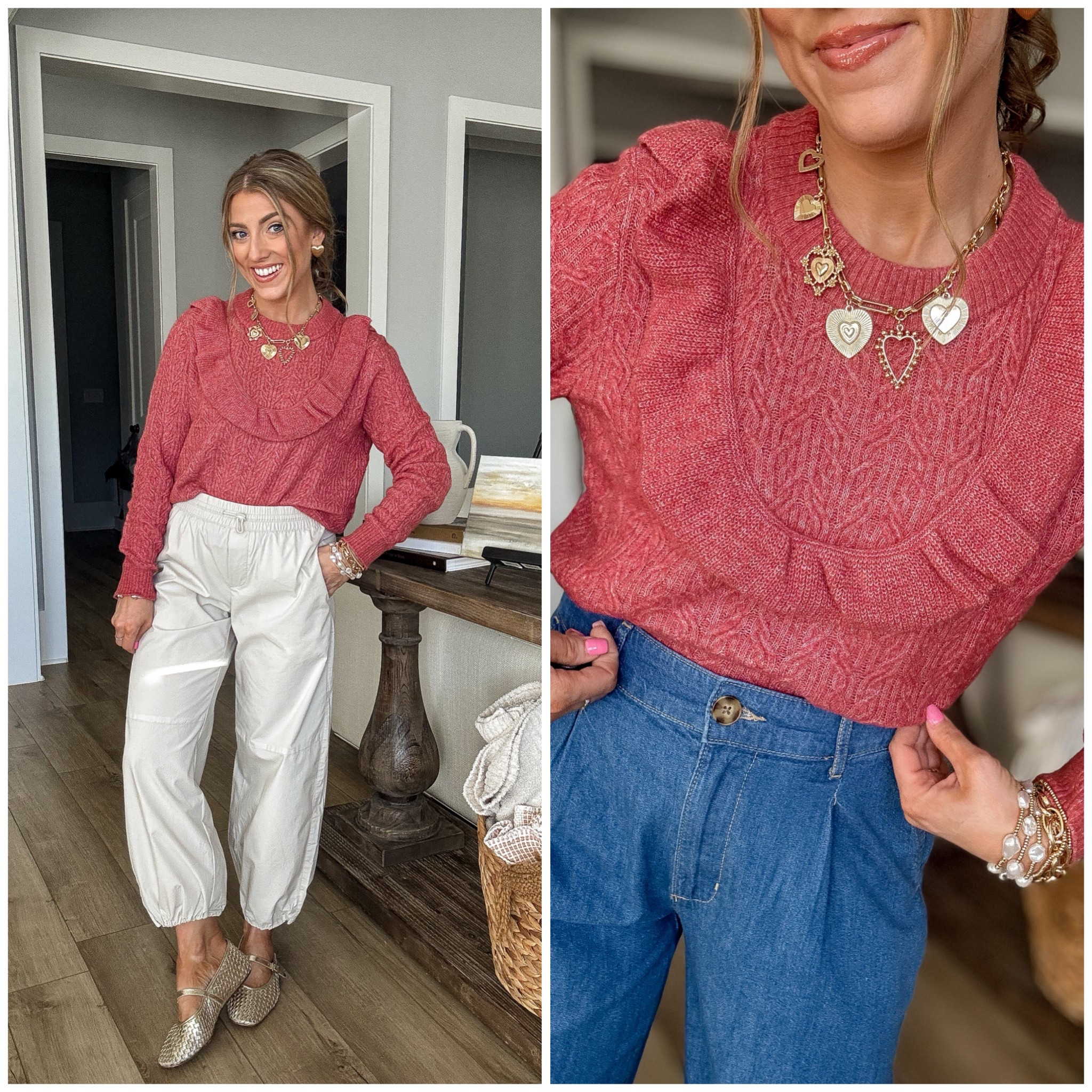This adorable ruffle sweater from Old Navy is such a standout find 🤍 The textured knit and feminine ruffle detail make it feel so elevated, yet it’s still an easy everyday piece you can dress up or down. Perfect with jeans for school drop-off, casual workdays, or layered under a jacket as we head toward spring.

✨ Best part: it’s on sale for just $11 today, making it one of those timeless basics you’ll reach for again and again. Soft, comfortable, flattering, and such a great value—this is one of those Old Navy pieces that looks way more expensive than it is.

oldnavystyle oldnavyfinds affordablefashion everydayoutfit casualchic rufflesweater knitwearfinds budgetstyle momstyle everydayfashion salealert wardrobeessential outfitinspo springlayers cozychic