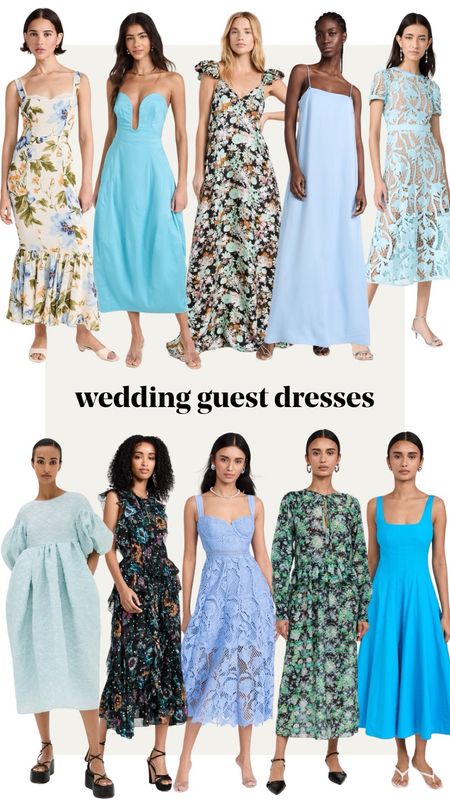 Wedding guest dresses #springwedding #summerwedding #weddingguest #weddingguestdress #bluedress #floraldress #maxidress #cocktaildress #blacktie #shopbop #fashionjackson

#LTKSeasonal #LTKwedding #LTKparties