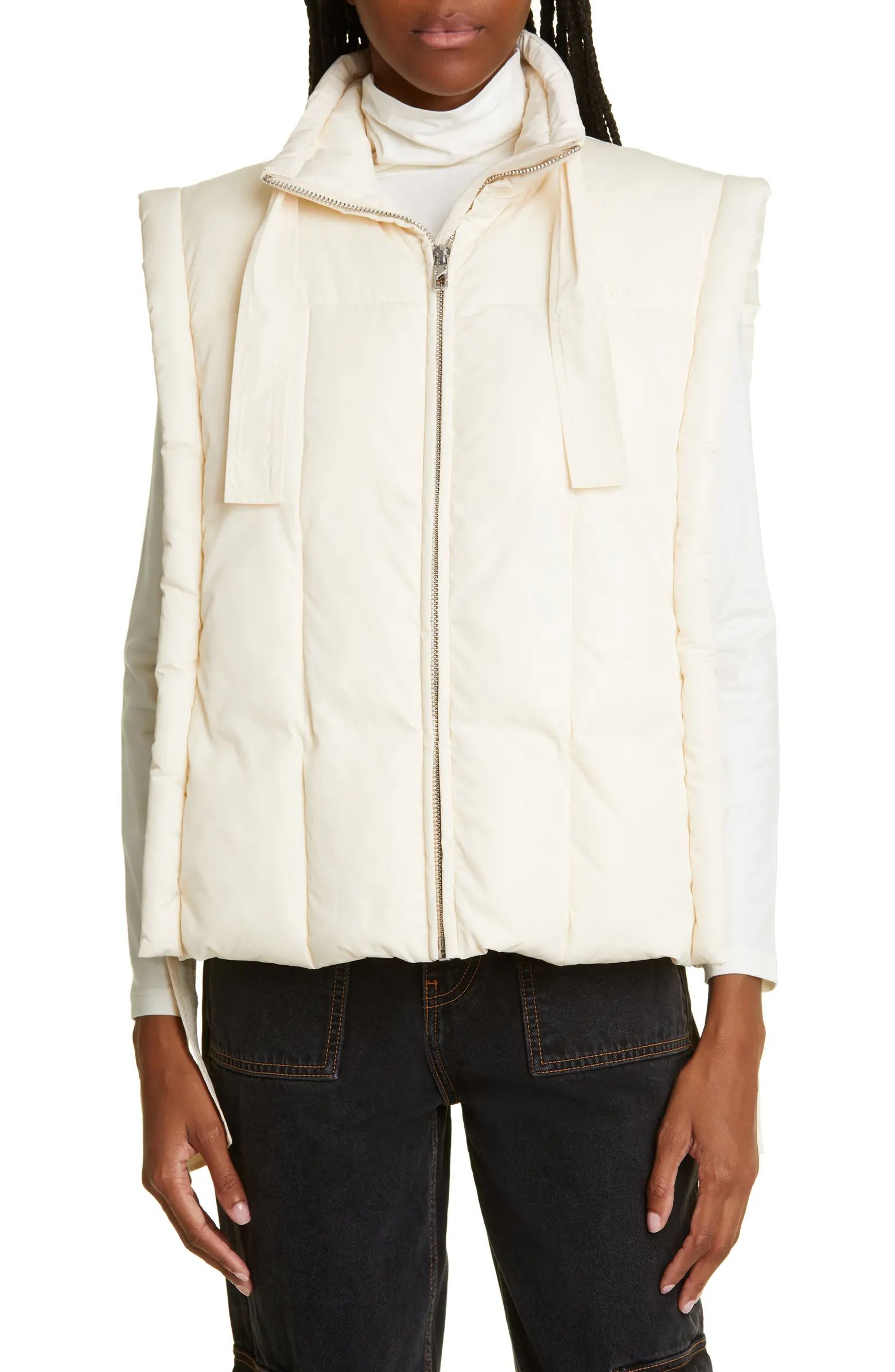 Ganni Oversize Quilted Puffer Vest | Nordstrom | Nordstrom