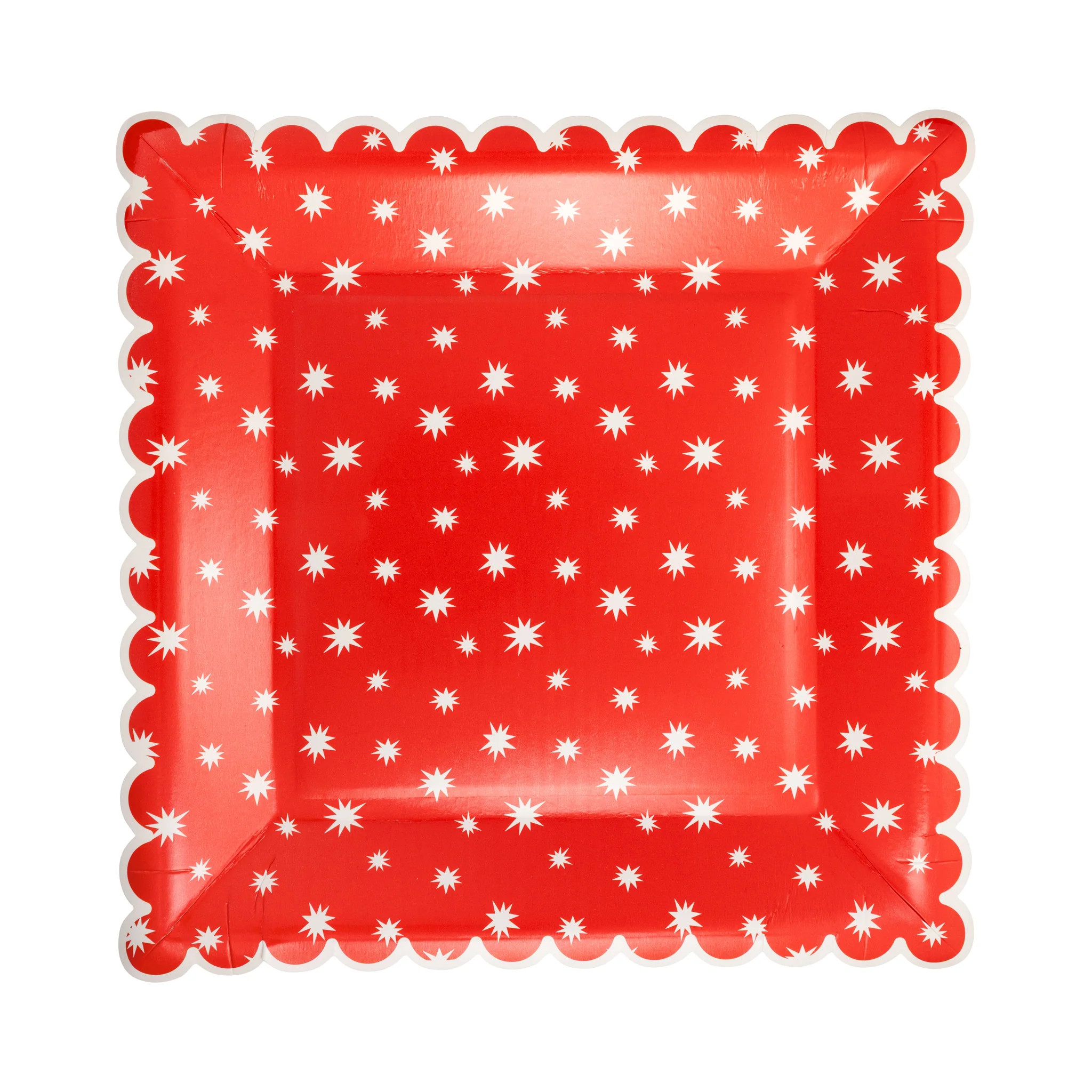 Large Red Star Plate | My Mind's Eye